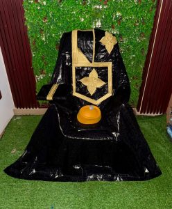 Bazin riche 3 pièces Noir