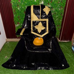 Bazin riche 3 pièces Noir