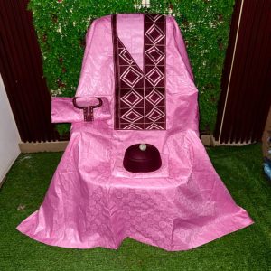 Bazin 3 pièces Rose