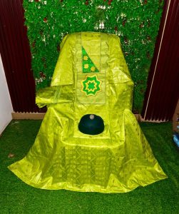 Bazin riche 3 pièces Vert