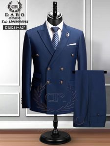 Costume 2 pièces pour Homme (Couleur Bleue Nuit)