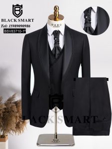 Costume 3 pièces pour Homme (Couleur Noir)