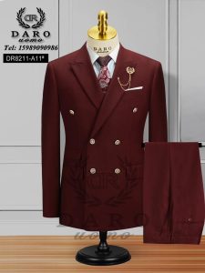 Costume 2 pièces pour Homme (Couleur Rouge)