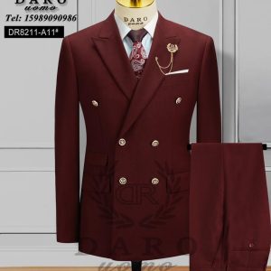 Costume 2 pièces pour Homme (Couleur Rouge)