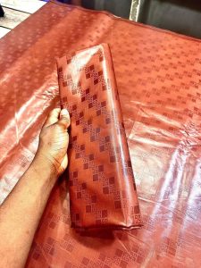 Bazin riche double largeur 3 ( Couleur Marron)