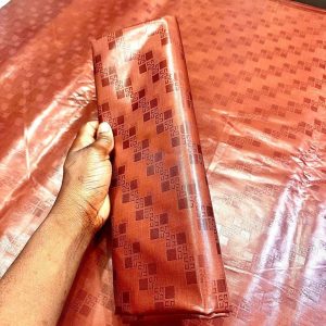 Bazin riche double largeur 3 ( Couleur Marron)