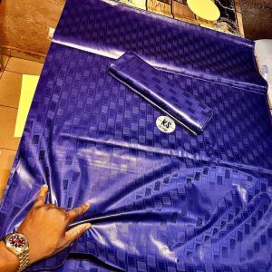 Bazin riche double largeur 3 ( Couleur Violet)