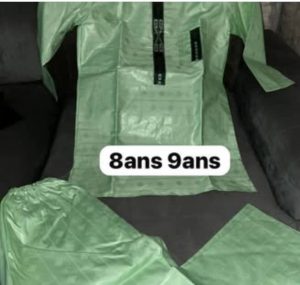 Bazin 3 pieces pour enfant