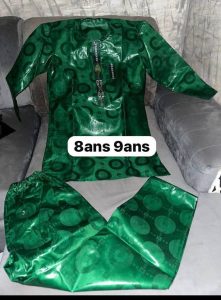 Bazin 3 pieces pour enfant