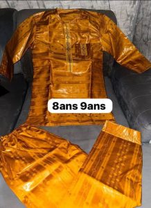 Bazin 3 pieces pour enfant