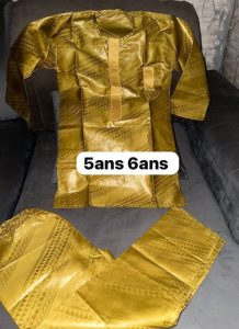 Bazin 3 pieces pour enfant